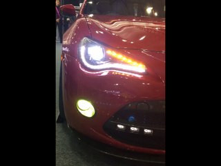 【COPLUS】トヨタ86　ZN6　スバルBR-Z　ZC6　GT86/FR-S　フルLEDヘッドランプ　流れるウインカー付き/カーボン丸形テールランプ @ 2017 TOKYO AUTO SALON