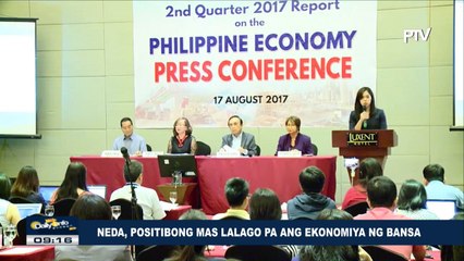 NEDA, positibong mas lalago pa ang ekonomiya ng bansa