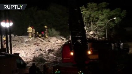 Aftermath of house explosion in Alcanar, Catalonia, possibly linked to Barcelona attack – police