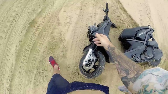 Yamaha Zuma Offroad Project - Pismo Beach