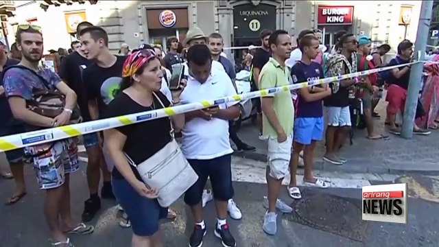 13 dead, 100+ hurt in Barcelona van terror attack; 2 suspects arrested