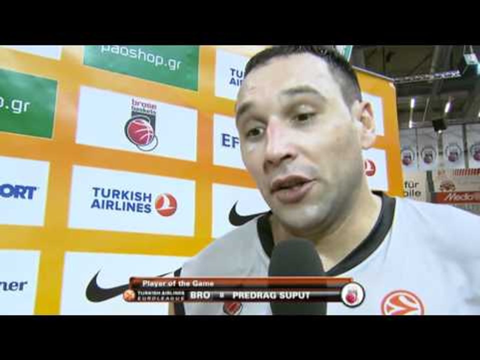 Player of the game: Suput, Brose Baskets