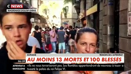 Download Video: Attentat en Espagne: Le témoignage de Français qui étaient sur les Ramblas au moment de l'attaque à la voiture bélier