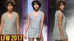 Sayani Gupta Shines In Silver, Ramp Walk At Lakme Fashion Week 2017