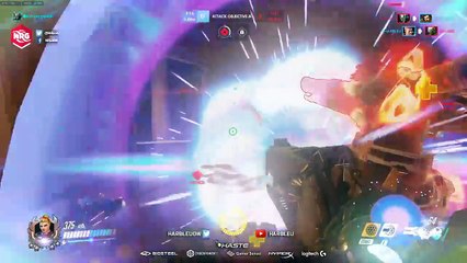 [Overwatch] KINGS ROW HIGH ENERGY 54 5 Zarya 4584 SR
