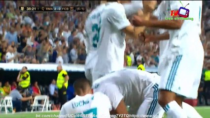 2017 08 17 نهائي كاس السوبر الاسبانيه  بصوت علي سعيد الكعبي مباراه كامله  HD