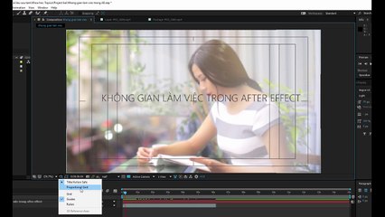 Làm quen với giao diện phần mềm Adobe after effect P2