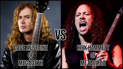 Kirk Hammett Vs Dave Mustaine