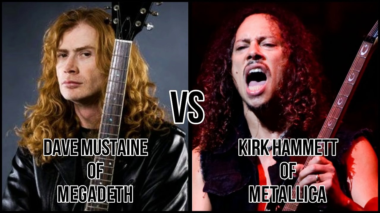 Kirk Hammett Vs Dave Mustaine