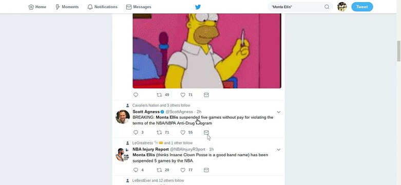 Monta Ellis, Reggie Bullock suspended five games for drug violation