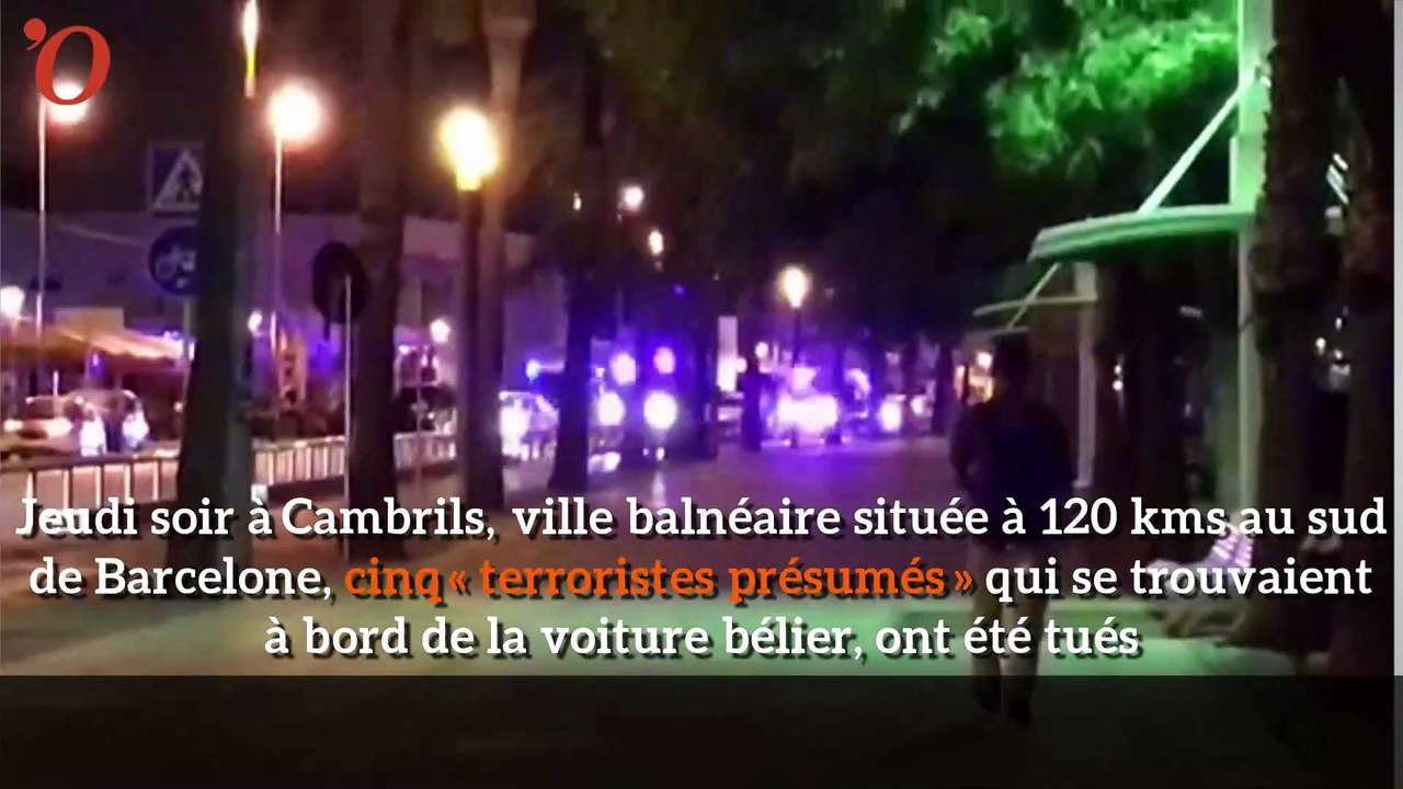 Attentat de Cambrils: les images de la fusillade avec les terroristes