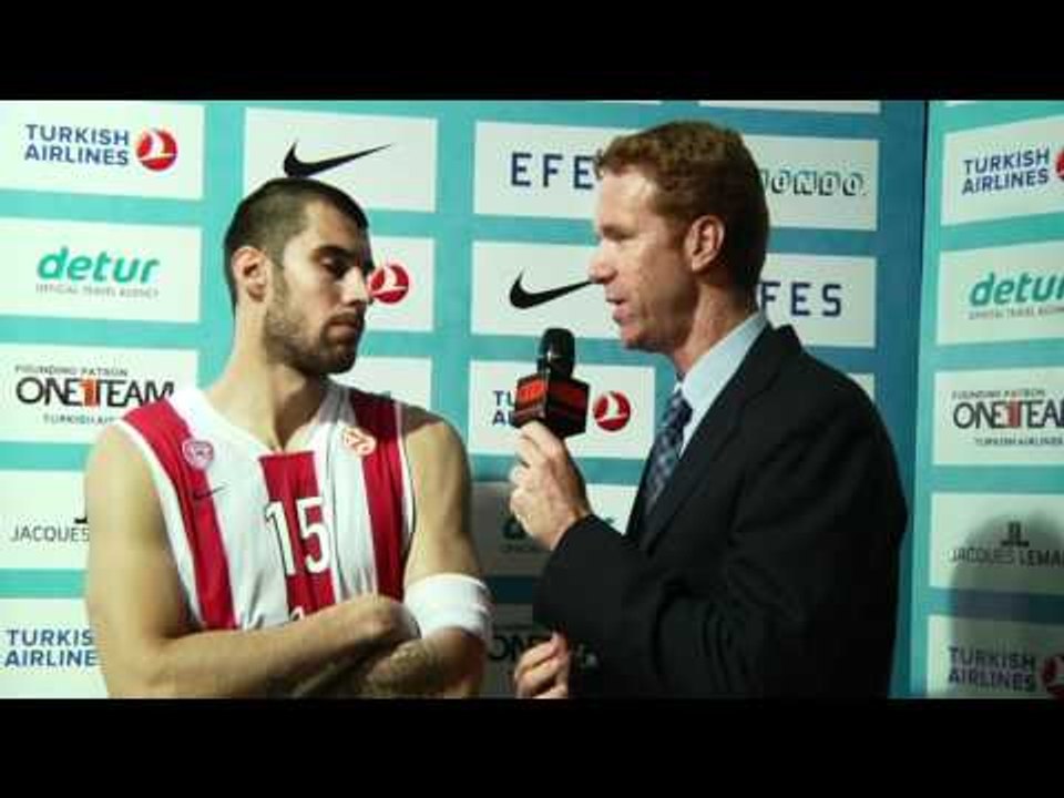 Post-game interview: Georgios Printezis, Olympiacos Piraeus