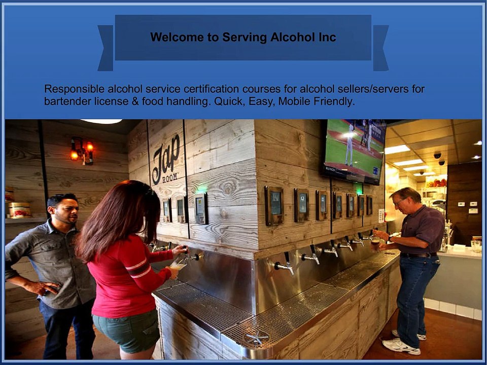 Welcome to Serving Alcohol Inc