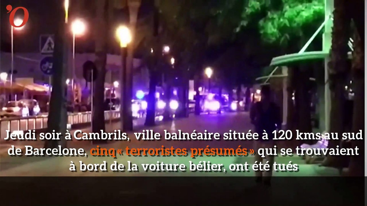 Attentat de Cambrils: les images de la fusillade avec les terroristes