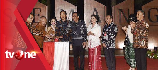 Presiden Jokowi Resmikan Simpang Susun Semanggi