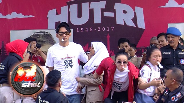 HUT RI ke-72, Michelle Ziudith dan Ibnu Jamil Lomba Kelereng - Hot Shot 18 Agustus 2017