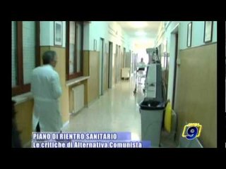 PIANO DI RIENTRO SANITARIO | Le critiche di Alternativa Comunista