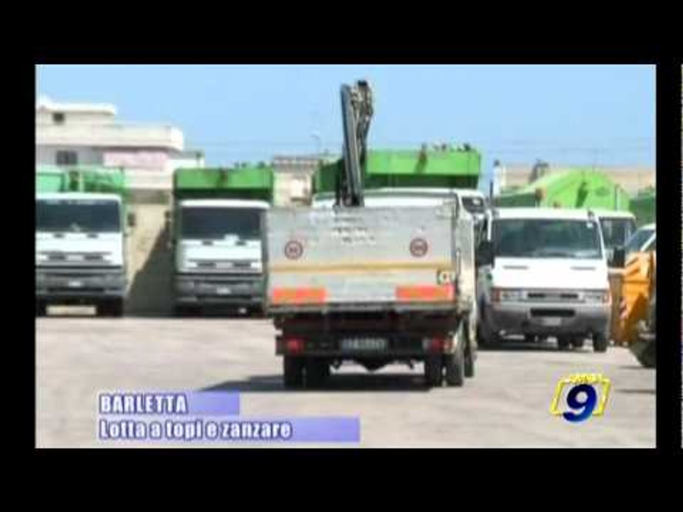 BARLETTA | Lotta a topi e zanzare
