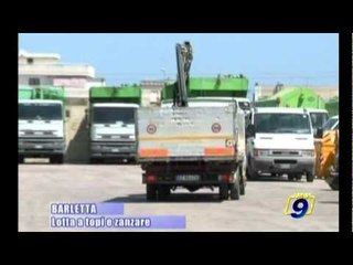 BARLETTA | Lotta a topi e zanzare