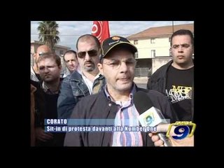CORATO | Sit-in di protesta davanti alla Number One