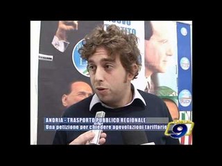 ANDRIA -TRASPORTO PUBBLICO REGIONALE | Una petizione per chiedere agevolazioni tariffarie