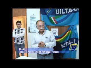 TRANI | Incontro romano sulla vertenza Franzoni