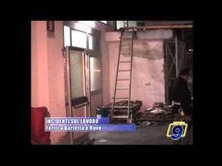 INCIDENTI SUL LAVORO | Feriti a Barletta e Ruvo