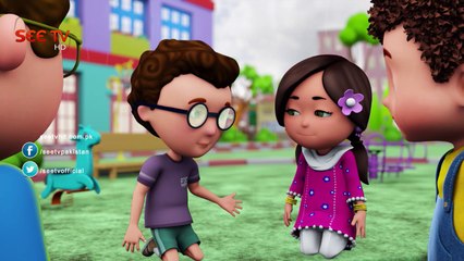 JAN- Cartoon - Episode 115 - Barish Aur Home Work - Kids