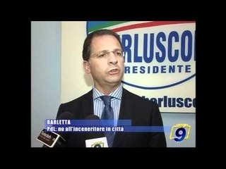BARLETTA | PdL: no all'inceneritore in città