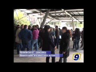 PROVINCIA BT - CONCORSI | Opposizione: ora una class action