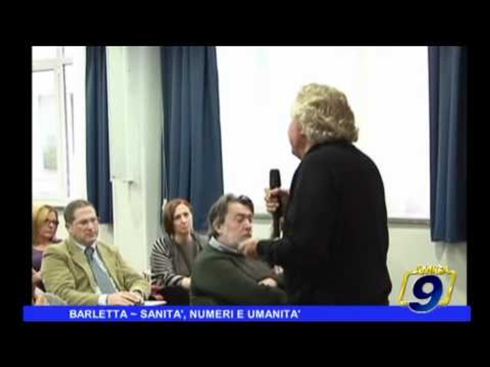 BARLETTA | Sanità, numeri e umanità