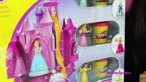 PLAY DOH Disney Prettiest PRINCESS CASTLE Tangled Rapunzel, Cinderella, Belle Play-Doh Dre