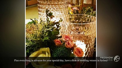 Sydney Wedding Venues
