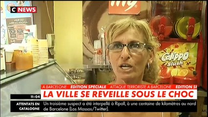 Barcelone: Retour à la vie normale pour ces commerçants qui ont transformé leurs locaux en refuge hier - VIDÉO