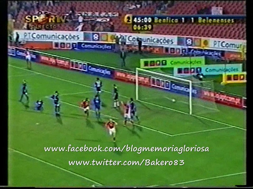 Golo de Jankauskas ao Belenenses no ultimo minuto em 01/02