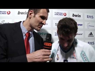 Post-game interview:  Rudy Fernandez, Real Madrid