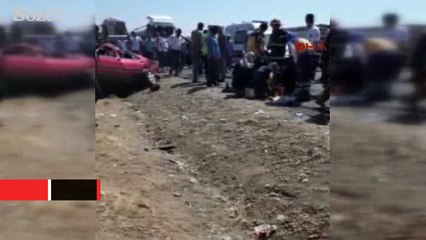 Birecik'te feci kaza 4 ölü 2 yaralı