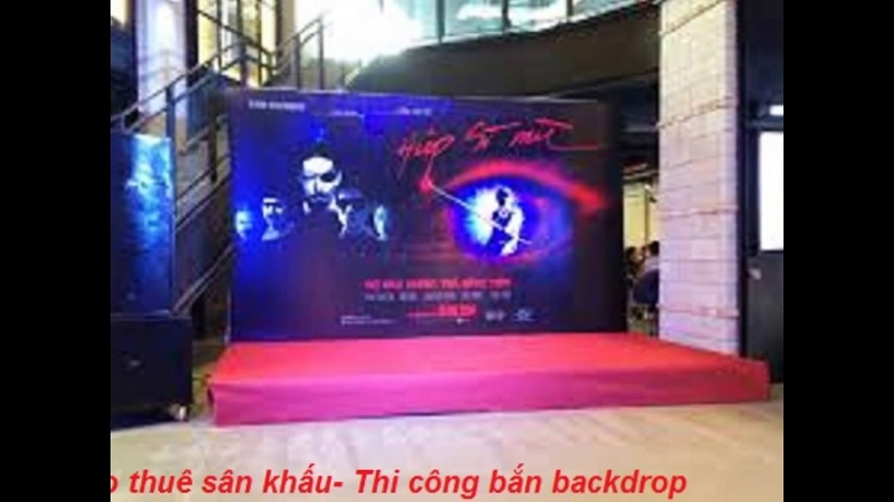 Cho thuê khung backdrop, cho thuê sân khấu, màn hình led, dù tròn tại hà nội 01689.937.395