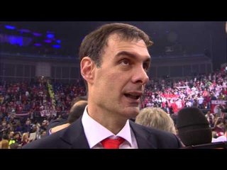 Post-game interview: coach Georgios Bartzokas, Olympiacos Piraeus
