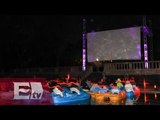 Disfruta del cine en lancha en el Lago de Chapultepec / Vianey Esquinca