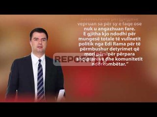 Report TV - Basha: Teknikët u sabotuan Rama gënjeu ndërkombëtarët