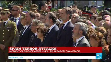 Spain Terror Attacks: Moment of silence after 13 killed in Barcelona