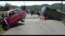 Report TV - Mat, aksident i rëndë në aksin Burrel- Klos, 3 të plagosur rëndë