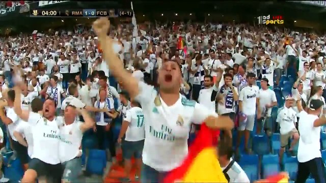 اهداف مباراه ريال مدريد وبرشلونه 2-0 اياب كاس السوبر الاسباني