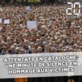 Attentats en Catalogne: Une minute de silence et des hommages en soutien aux victimes