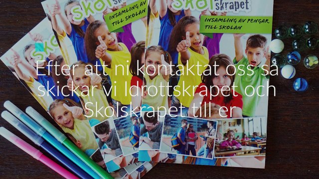 Tjäna pengar till klassen och laget- Idrottskrapet & Skolskrapet