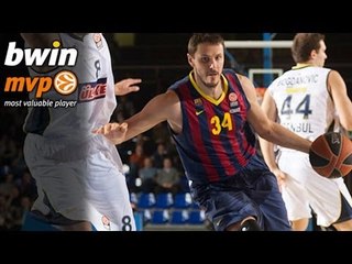 Regular Season Round 7 bwin MVP: Bostjan Nachbar, FC Barcelona
