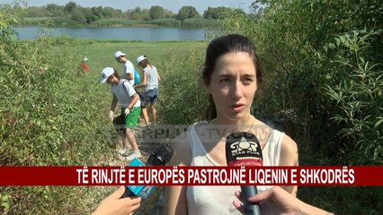 TË RINJTË E EUROPËS PASTROJNË LIQENIN E SHKODRËS