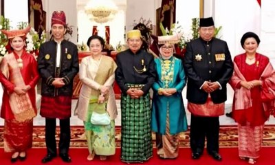 Setelah 12 Tahun, SBY & Megawati Bersama Rayatkan HUT RI