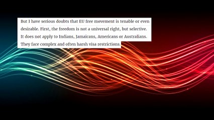 Vince Cable comes out for ending EU free movement